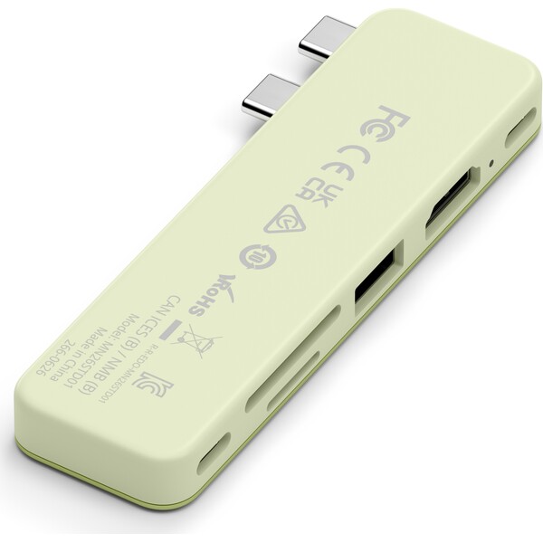 Satechi-USB-C-Snap-Hub-MacBook-Neo-citrusove-zluty