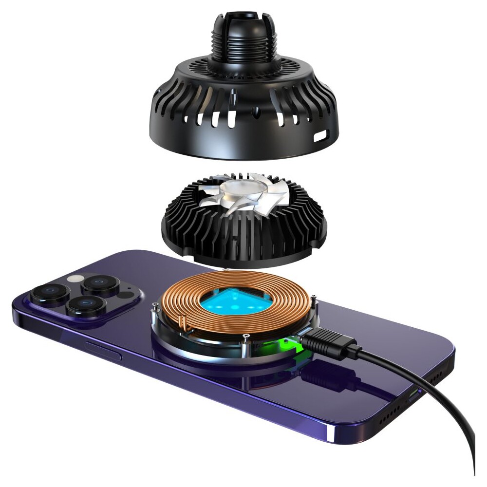 FIXED-MagCool-MagSafe-drzak-s-aktivnim-chlazenim-do-mrizky-ventilace-15W-cerny