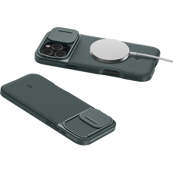 Spigen-Optik-Armor-MagSafe-kryt-iPhone-16-Pro-abyss-green