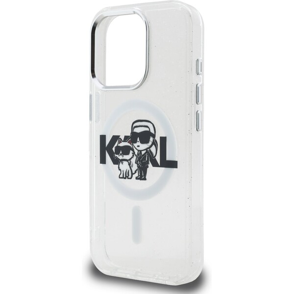 Karl-Lagerfeld-IML-Glitter-Karl-and-Choupette-Sketch-MagSafe-kryt-iPhone-15-Pro-Max-ciry