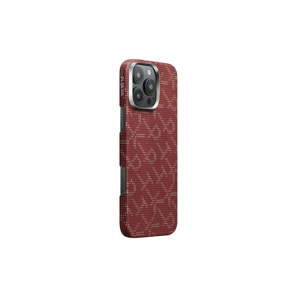Pitaka-Tactile-Woven-Case-kryt-iPhone-16-Pro-PTK-Red-Gold