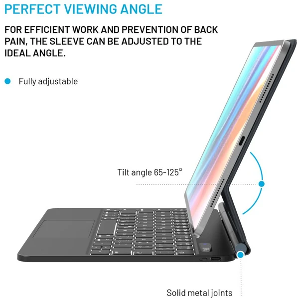 FIXED Typee pouzdro s bezdrátovou klávesnicí iPad 10,9" (2022)/iPad 11" (2025), CZ, černá - Pouzdra s klávesnicí - Obrázek 463a6cccfc924b659618e45019bd3840
