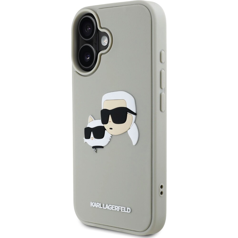 Karl-Lagerfeld-3D-Rubber-Double-Heads-kryt-iPhone-16-bezovy