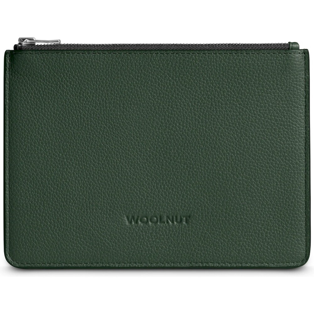 Woolnut-Leather-Pouch-Flat-kozene-pouzdro-tmave-zelene
