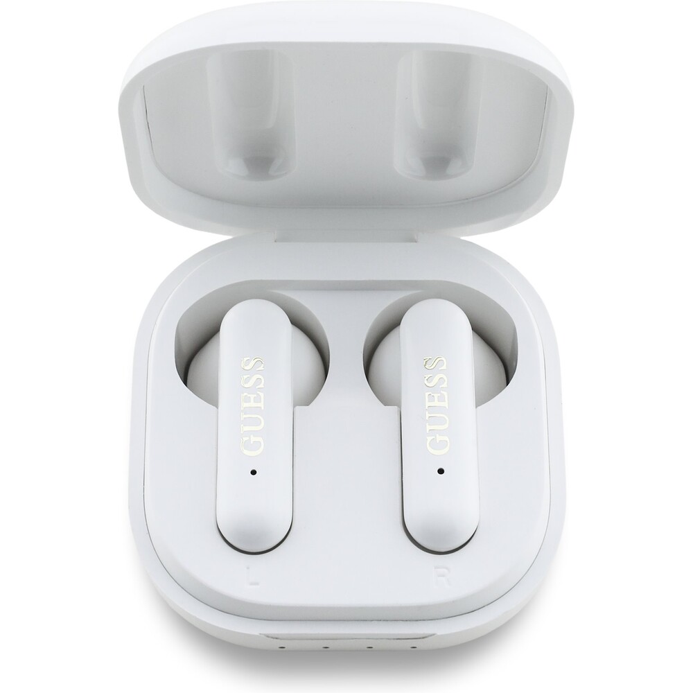 Guess-4G-Metal-Logo-TWS-Bezdratova-sluchatka-bila