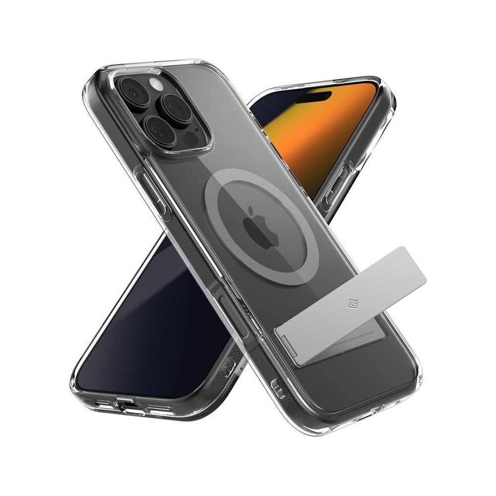Spigen-Caseology-Capella-MagSafe-Kickstand-kryt-iPhone-16-Pro-clear-gray