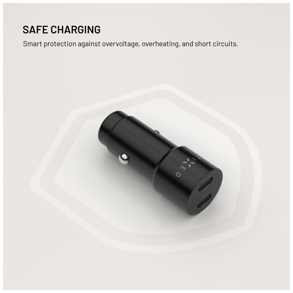 FIXED-autonabijecka-s-2xUSB-C-vystupem-podpora-PD-3-0-65W-cerna