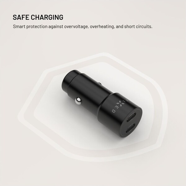 FIXED-autonabijecka-s-2xUSB-C-vystupem-podpora-PD-3-0-65W-cerna