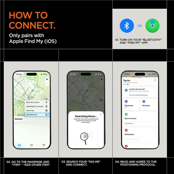 Spigen-Bluetooth-Tracker-TagMe-lokator-s-Apple-Find-My-cerny