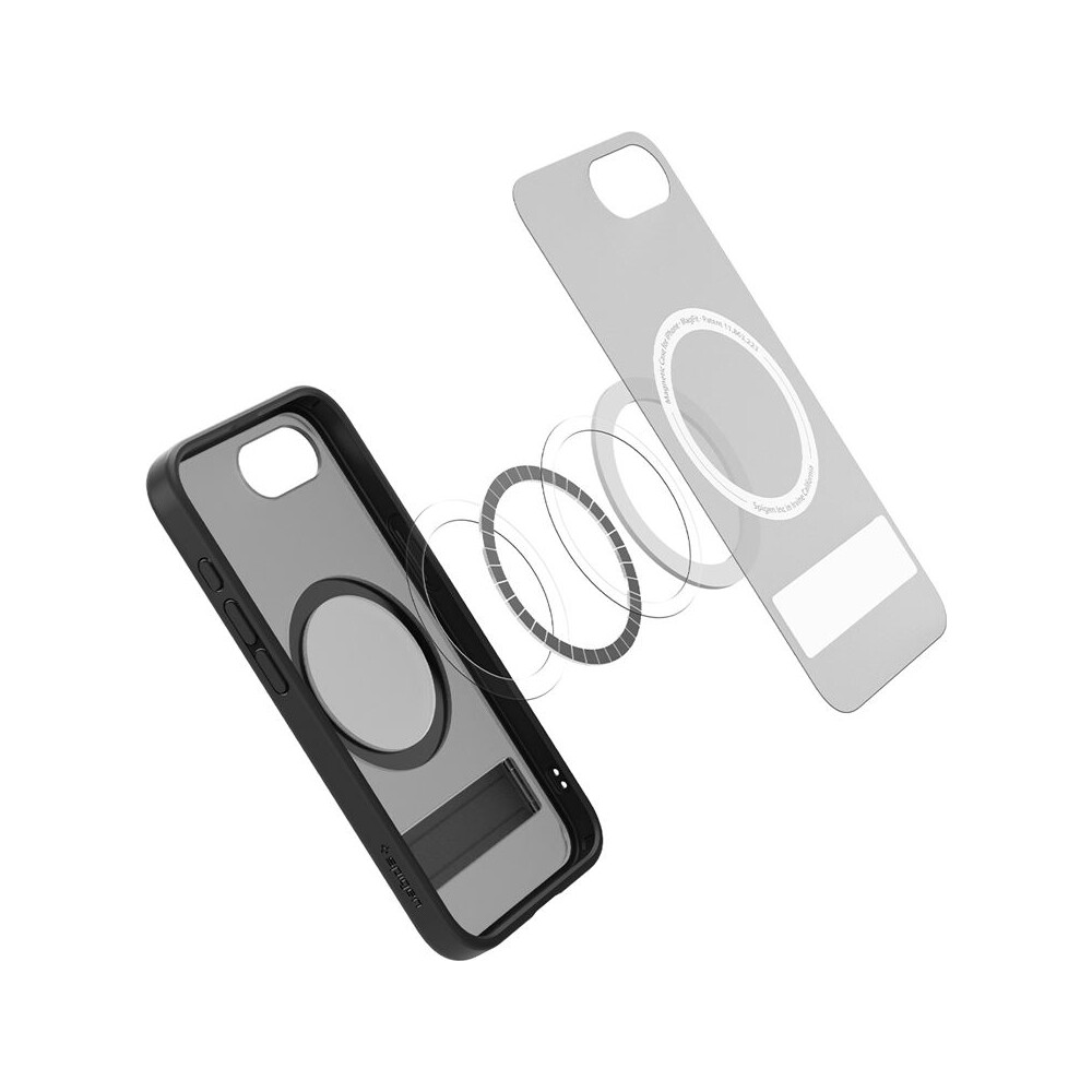 Spigen-Ultra-Hybrid-S-MagSafe-kryt-iPhone-17e-16e-frost-black
