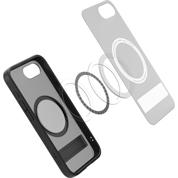 Spigen-Ultra-Hybrid-S-MagSafe-kryt-iPhone-17e-16e-frost-black