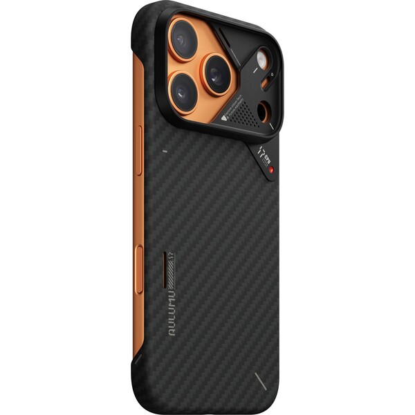Aulumu-A17-Aramid-Fiber-MagSafe-kryt-iPhone-17-Pro-Black