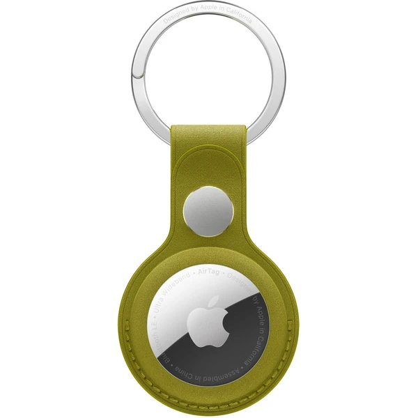 Apple FineWoven klíčenka na AirTag zelenožlutá - Klíčenky - Hlavní obrázek