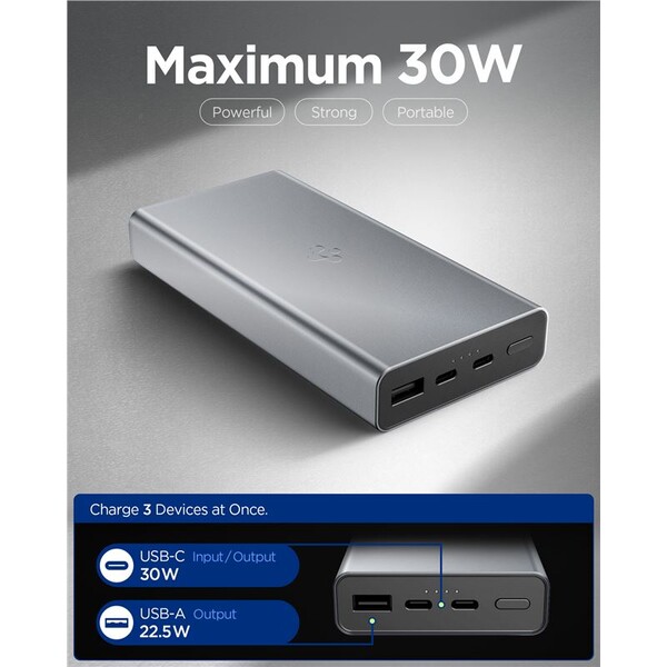 Spigen-Essential-powerbanka-20000mAh-30W-seda-EA3020-