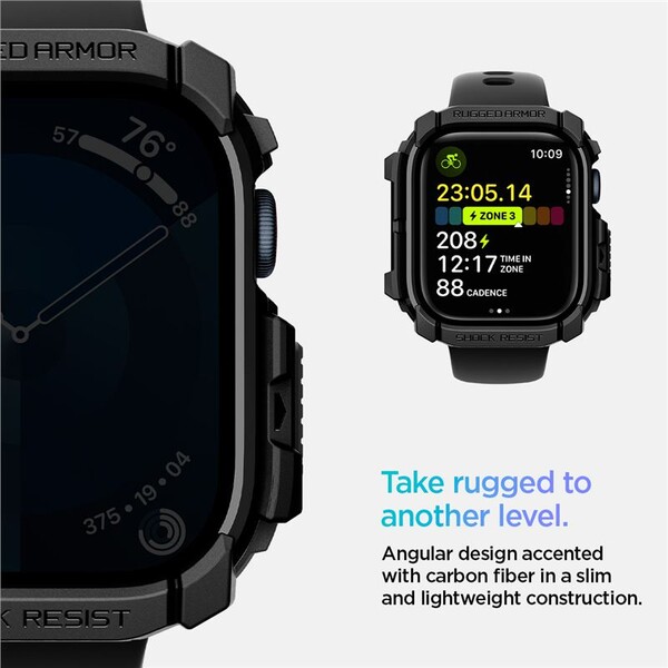 Spigen-Rugged-Armor-kryt-pro-Apple-Watch-10-11-42mm-matne-cerny