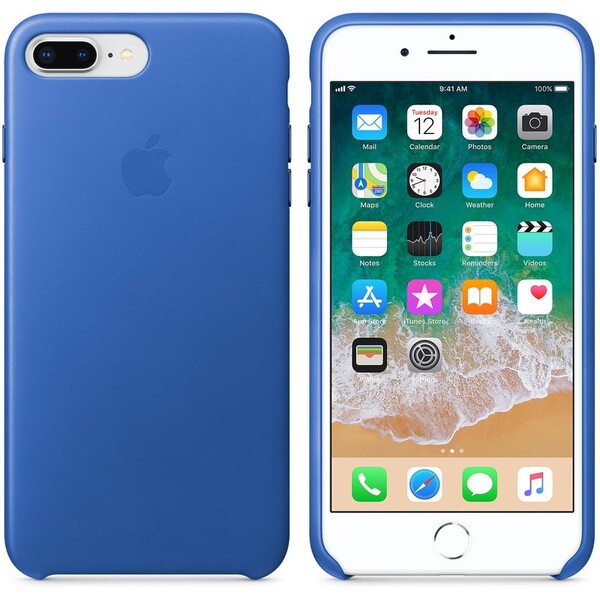 Apple-kozene-pouzdro-iPhone-8-Plus-7-Plus-elektro-modre