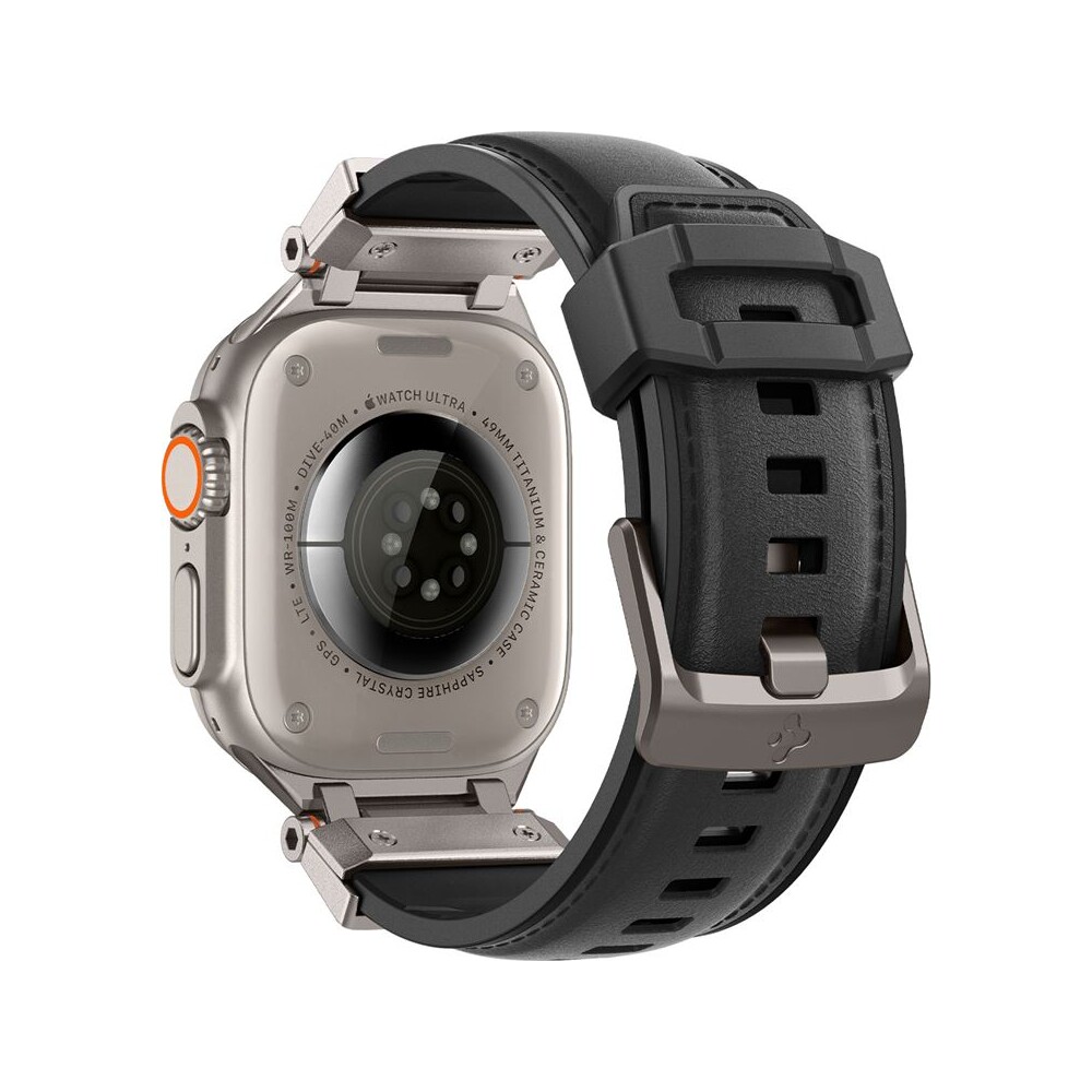 Spigen-DuraPro-Armor-PU-reminek-Apple-Watch-Ultra-49-45-44-42mm-cerny