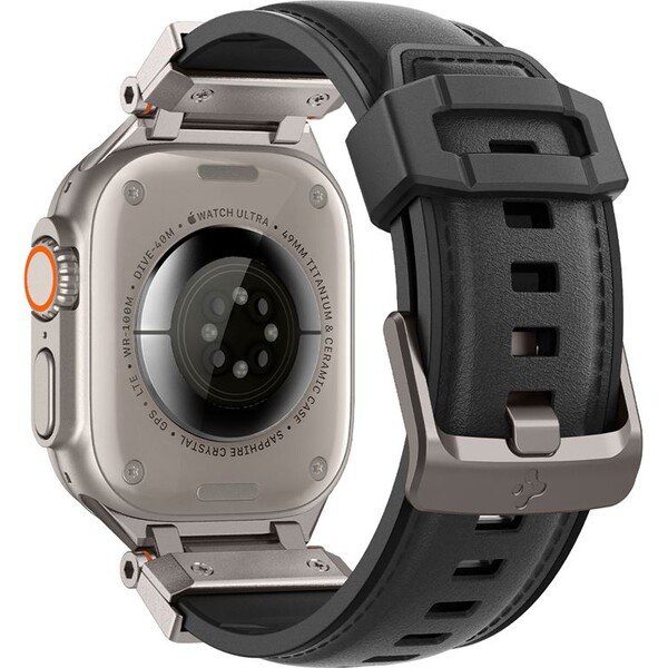 Spigen-DuraPro-Armor-PU-reminek-Apple-Watch-Ultra-49-45-44-42mm-cerny
