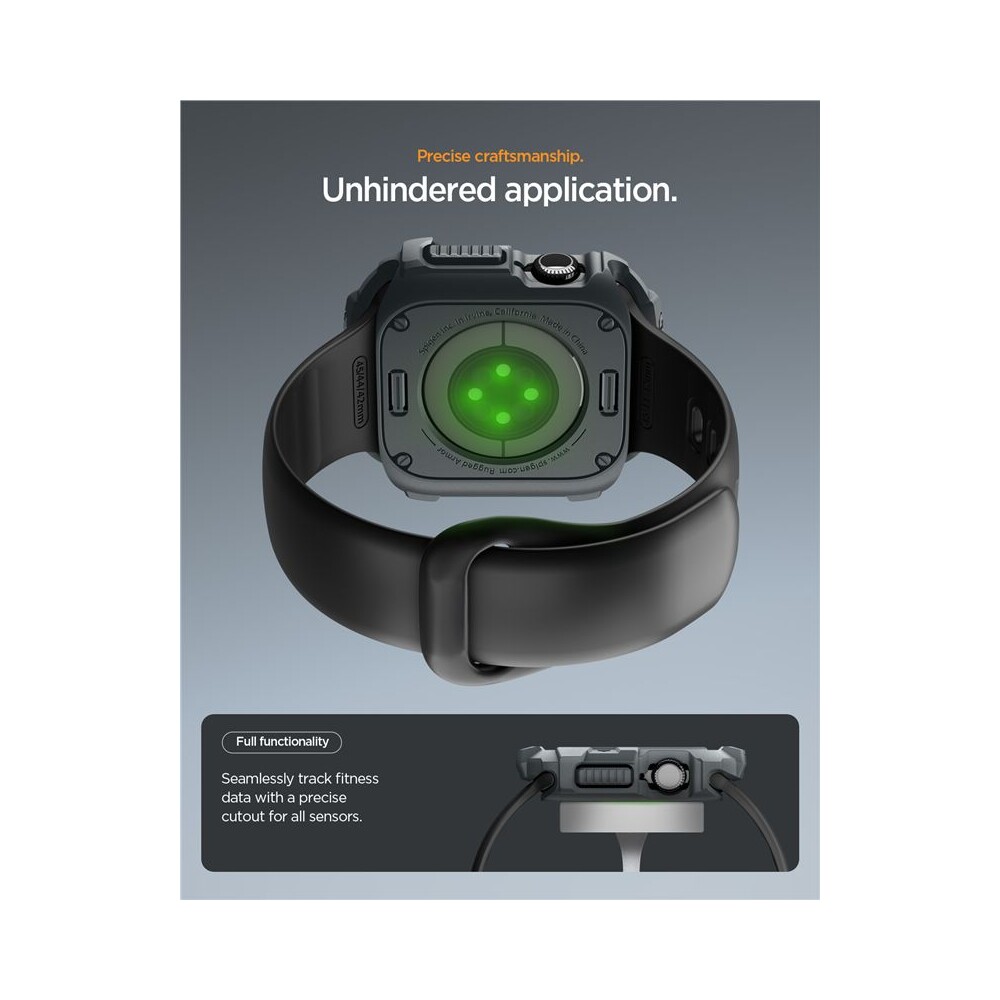 Spigen-Rugged-Armor-2-pouzdro-Apple-Watch-11-46mm-dark-gray
