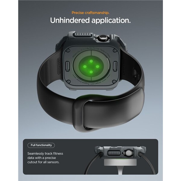 Spigen-Rugged-Armor-2-pouzdro-Apple-Watch-11-46mm-dark-gray