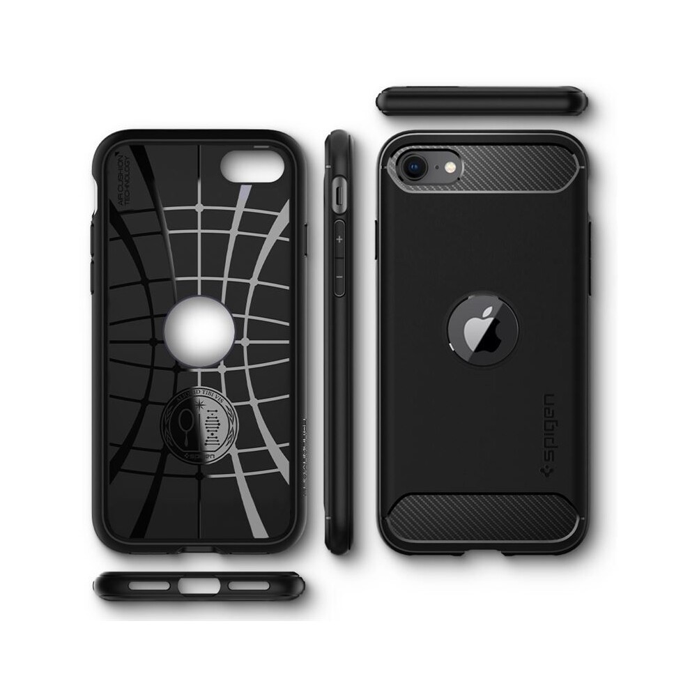 Spigen-Rugged-Armor-kryt-Apple-iPhone-SE-2020-2022-cerny