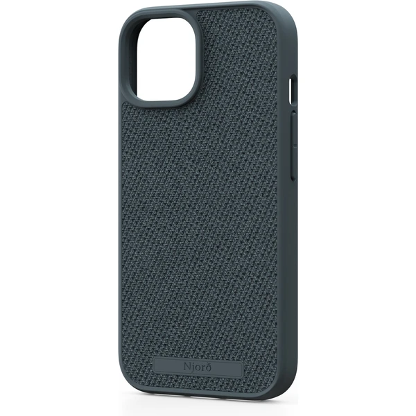 NJORD Fabric MagSafe kryt iPhone 15 tmavě šedý - Pouzdra - Obrázek 4819000601