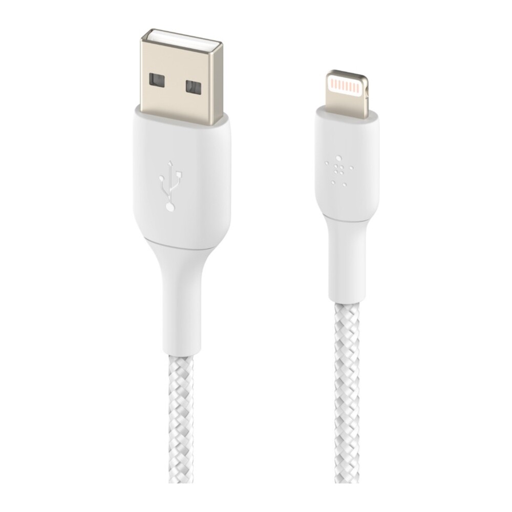 Belkin-BOOST-Charge-Braided-Lightning-USB-A-napajeci-kabel-1m-bily