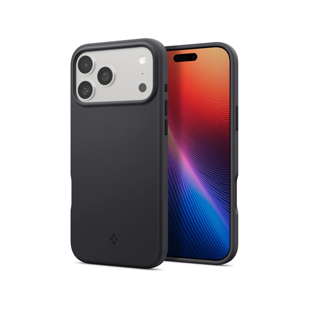 Spigen-Silicone-Fit-MagSafe-kryt-iPhone-17-Pro-Max-black