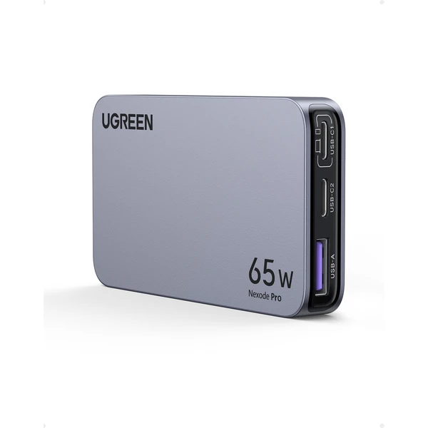 UGREEN Nexode Pro 65W GaN nabíječka s USB-C/USB-A šedá - Nabíječky - Obrázek 485fe6d584934994954bae252eb2c64b