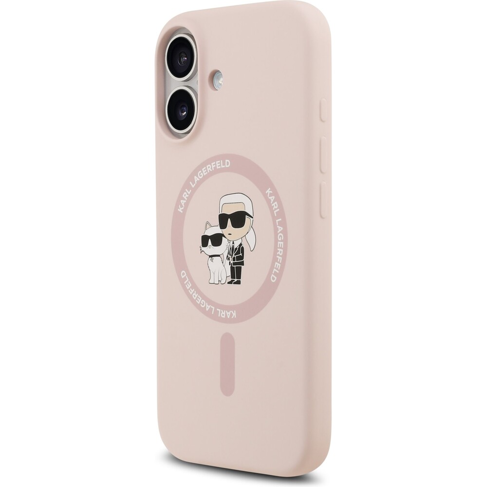 Karl-Lagerfeld-Liquid-Silicone-Karl-and-Choupette-MagSafe-kryt-iPhone-17-ruzovy