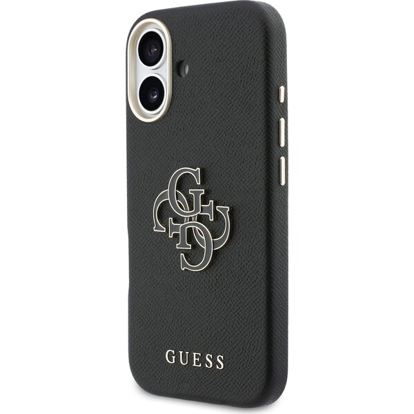 Guess-PU-Resin-Logo-kryt-iPhone-17-cerny