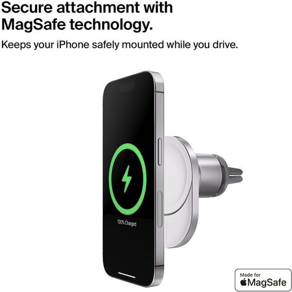 Belkin-BOOST-CHARGE-Qi2-MagSafe-drzak-do-auta-15W-sedy