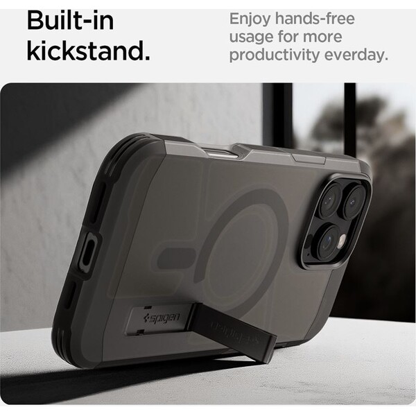 Spigen-Tough-Armor-MagSafe-kryt-iPhone-16-Pro-Max-frost-black