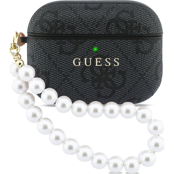Guess-PU-4G-Classic-Logo-Pearl-Strap-pouzdro-AirPods-Pro-3-cerne