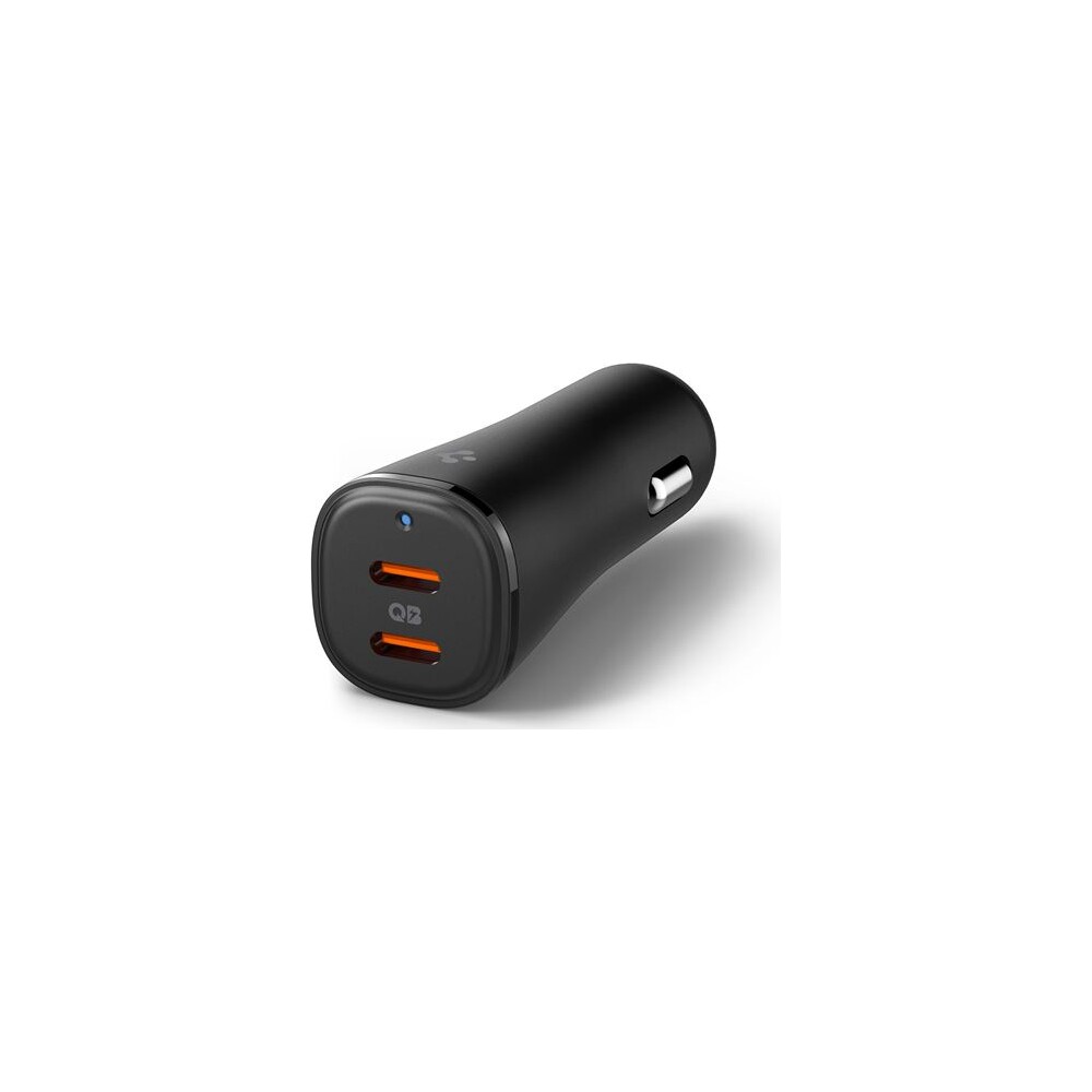 Spigen-Essential-50W-nabijecka-do-auta-cerna