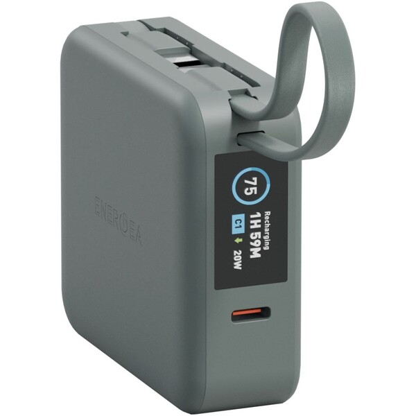 ENERGEA-MagPac-Mini-Plus-MagSafe-powerbanka-s-kabelem-10000mAh-sedozelena
