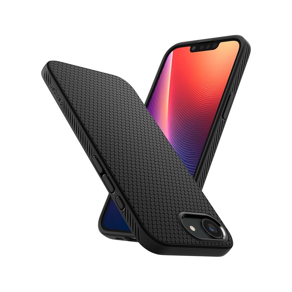 Spigen-Liquid-Air-kryt-iPhone-17e-16e-matne-cerny