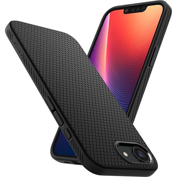 Spigen-Liquid-Air-kryt-iPhone-17e-16e-matne-cerny