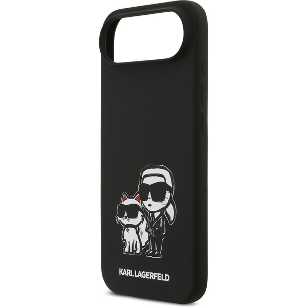Karl-Lagerfeld-Liquid-Silicone-K-CH-Sketch-MagSafe-kryt-iPhone-Air-cerny