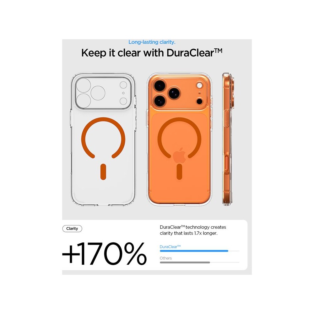 Spigen-Ultra-Hybrid-MagSafe-kryt-iPhone-17-Pro-clear-orange