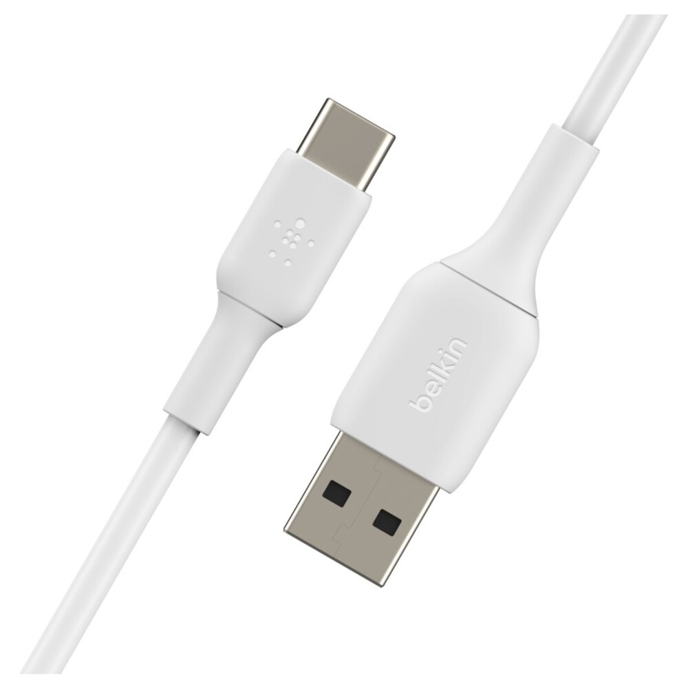 Belkin-BOOST-Charge-USB-C-USB-A-napajeci-kabel-15W-1m-bily