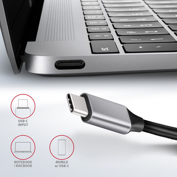 AXAGON-USB-hub-3x-USB-A-HDMI-RJ-45-kabel-USB-C