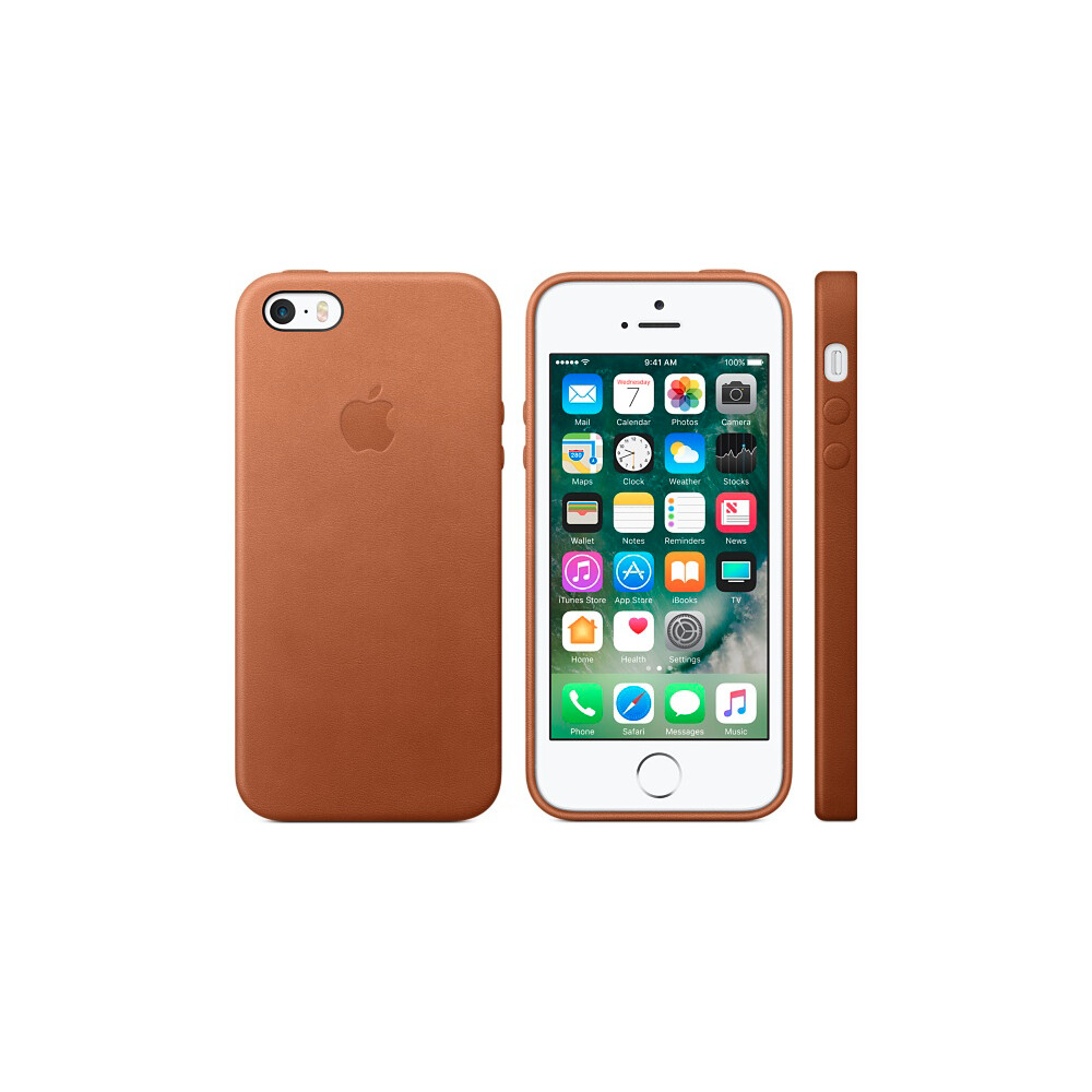 Apple-iPhone-5S-SE-Leather-Case-zadni-kryt-sedlove-hnedy