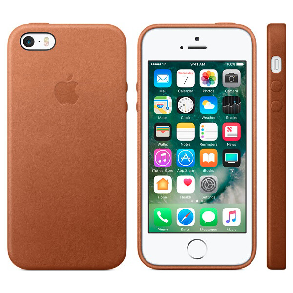 Apple-iPhone-5S-SE-Leather-Case-zadni-kryt-sedlove-hnedy