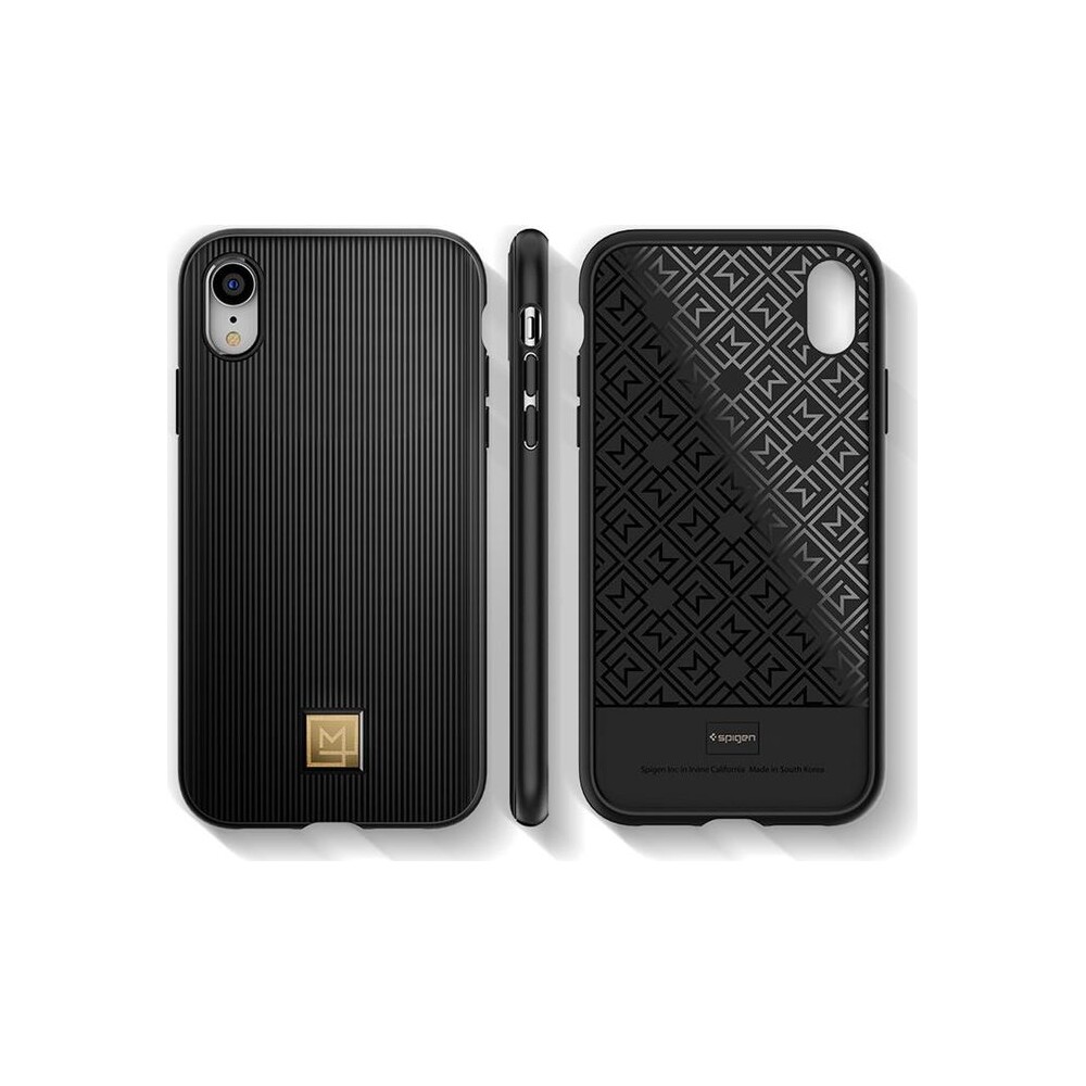 Spigen-La-Manon-Classy-kryt-Apple-iPhone-XR-cerny