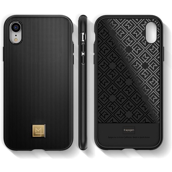Spigen-La-Manon-Classy-kryt-Apple-iPhone-XR-cerny