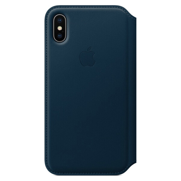 Apple-Folio-kozene-pouzdro-iPhone-X-vesmirne-modre