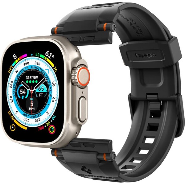 Spigen-Rugged-Ultra-Band-reminek-Apple-Watch-49-46-45-44-42mm-matne-cerny