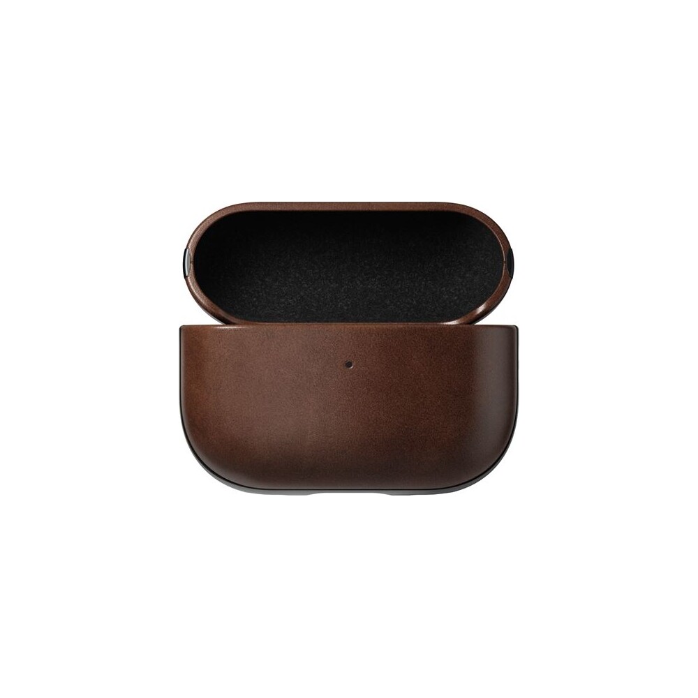 Nomad-Modern-Leather-pouzdro-AirPods-Pro-2-generace-tmave-hnede