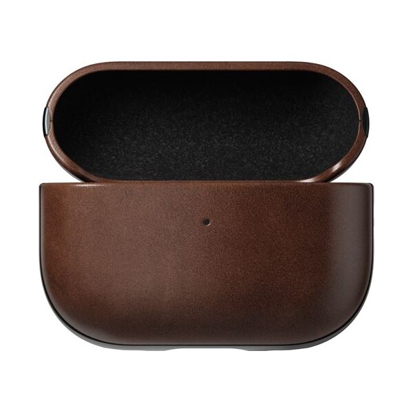 Nomad-Modern-Leather-pouzdro-AirPods-Pro-2-generace-tmave-hnede